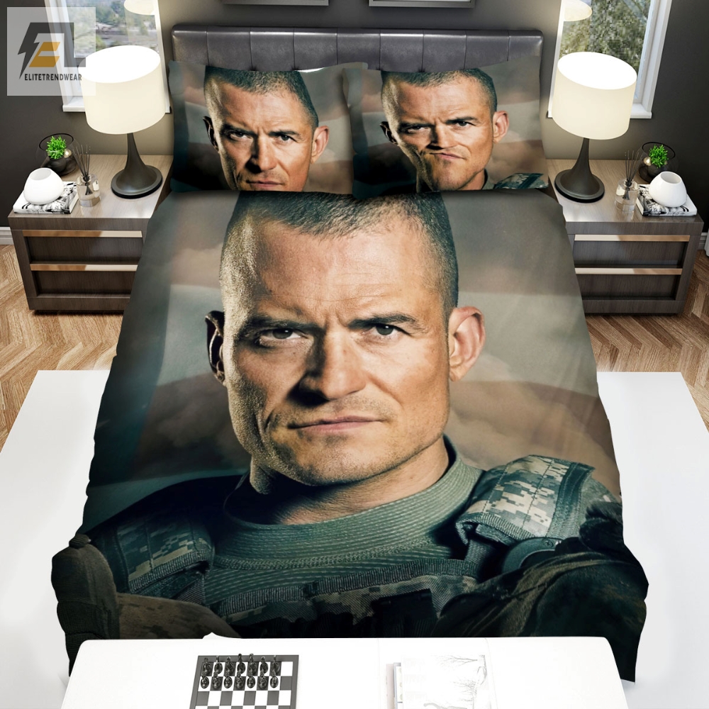 The Outpost Portrait Of The Men Main Actor Movie Scene Picture Bed Sheets Duvet Cover Bedding Sets 