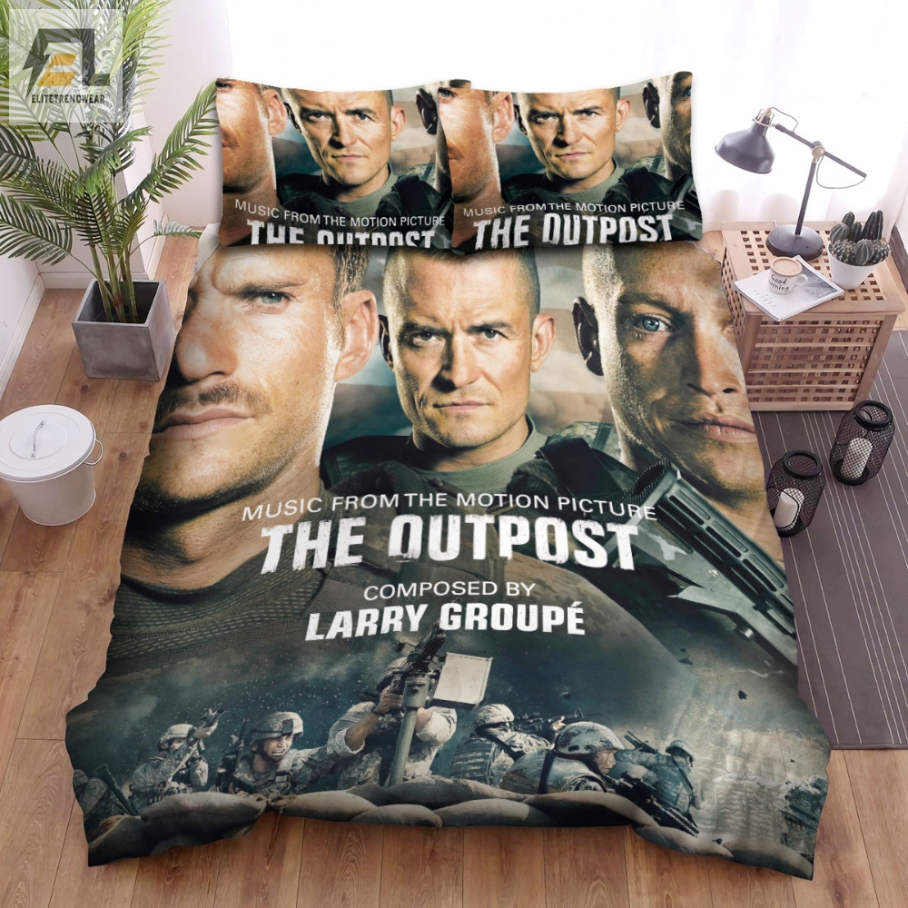 The Outpost Music From The Motion Picture Movie Poster Bed Sheets Duvet Cover Bedding Sets 