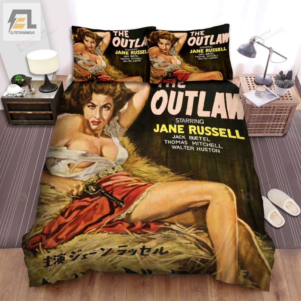The Outlaw Poster Bed Sheets Spread Comforter Duvet Cover Bedding Sets 