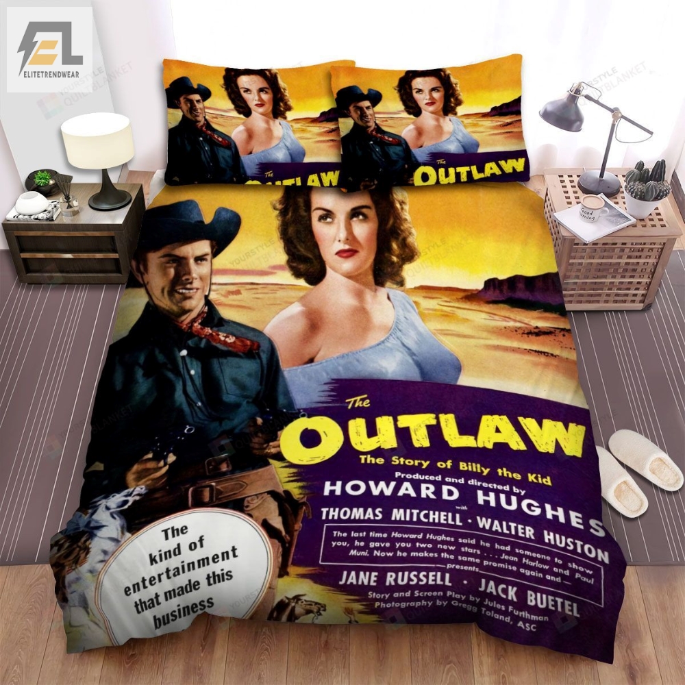 The Outlaw Poster 5 Bed Sheets Spread Comforter Duvet Cover Bedding Sets 