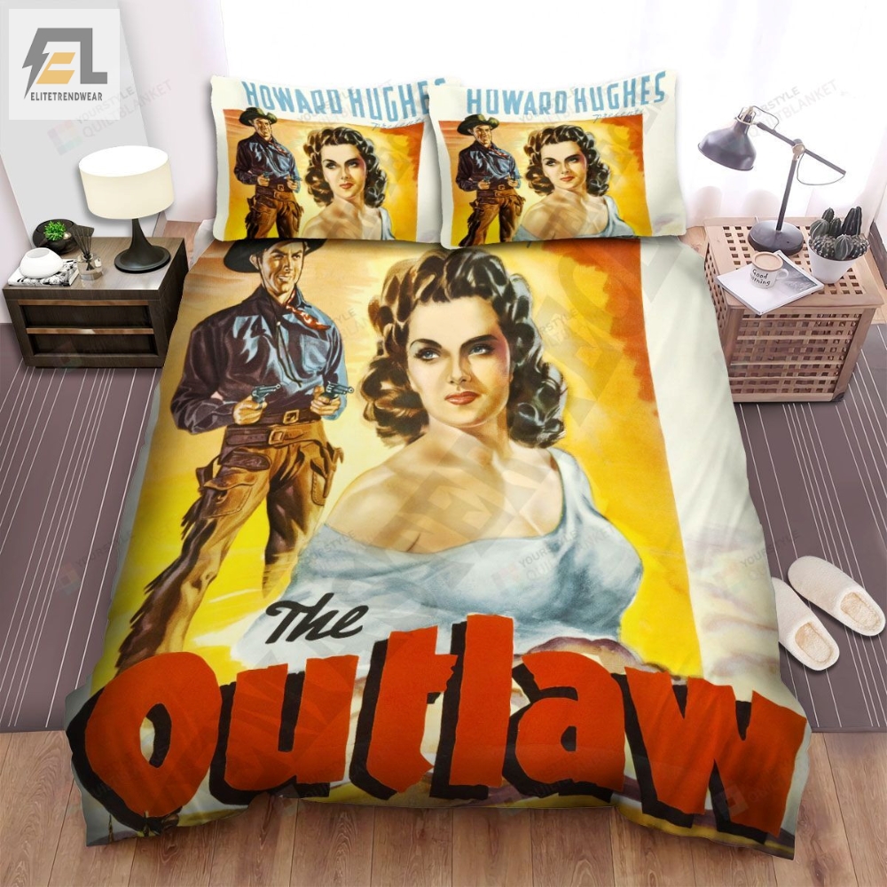 The Outlaw Poster 4 Bed Sheets Spread Comforter Duvet Cover Bedding Sets 