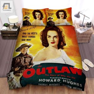 The Outlaw Poster 2 Bed Sheets Spread Comforter Duvet Cover Bedding Sets elitetrendwear 1 1