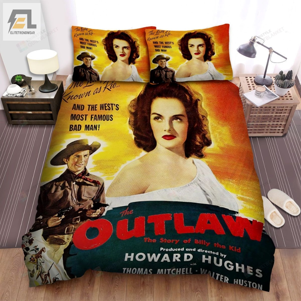 The Outlaw Poster 2 Bed Sheets Spread Comforter Duvet Cover Bedding Sets 