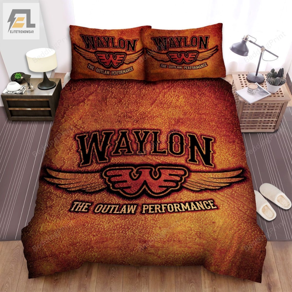 The Outlaw Performance Waylon Jennings Bed Sheets Duvet Cover Bedding Sets 