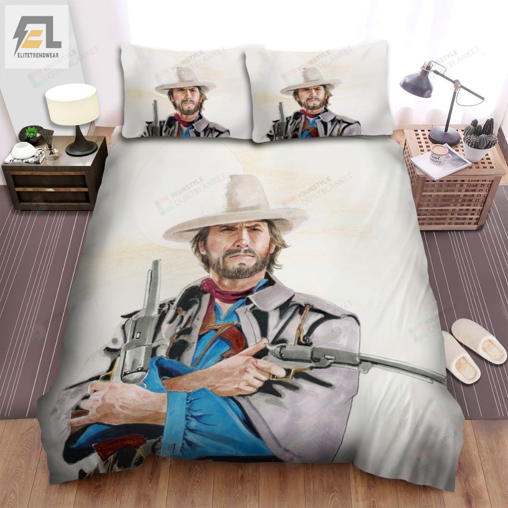 The Outlaw Josey Wales Movie Poster 2 Bed Sheets Spread Comforter Duvet Cover Bedding Sets 