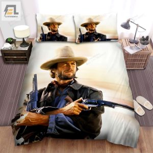 The Outlaw Josey Wales Movie Poster 1 Bed Sheets Spread Comforter Duvet Cover Bedding Sets elitetrendwear 1 1