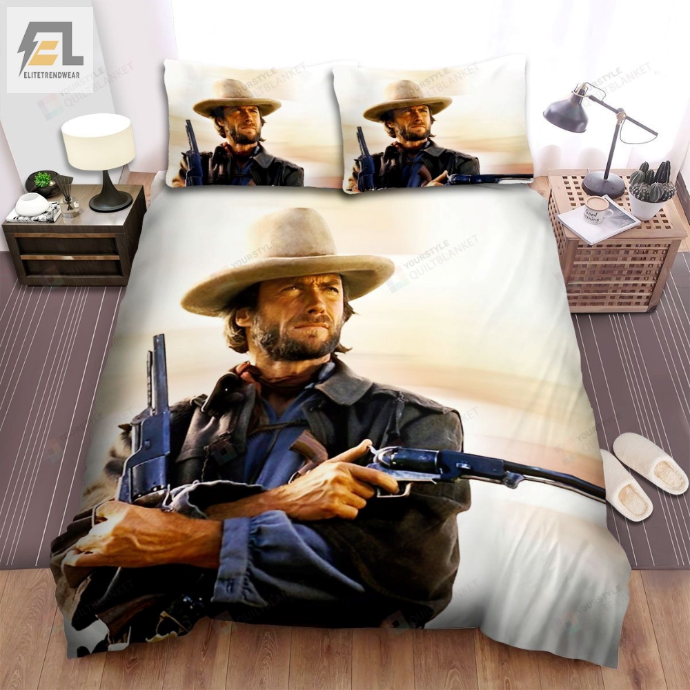 The Outlaw Josey Wales Movie Poster 1 Bed Sheets Spread Comforter Duvet Cover Bedding Sets 
