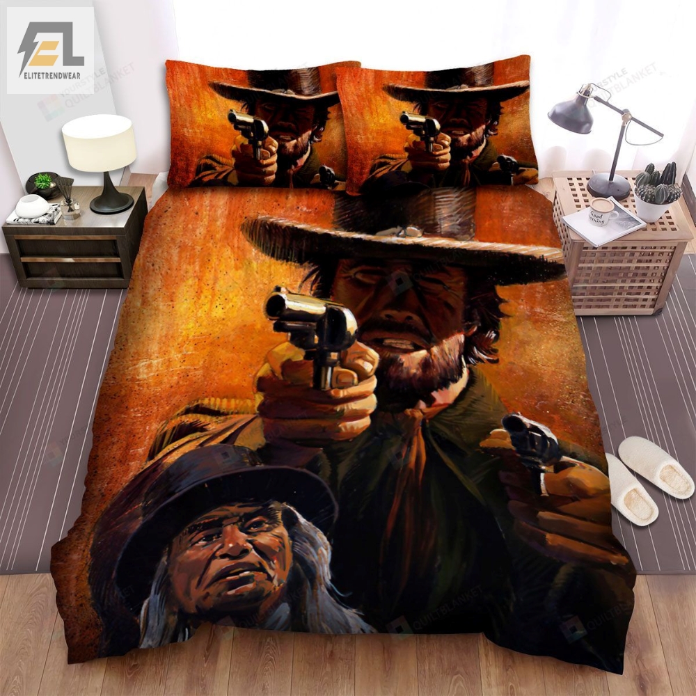The Outlaw Josey Wales Movie Digital Art Bed Sheets Spread Comforter Duvet Cover Bedding Sets 