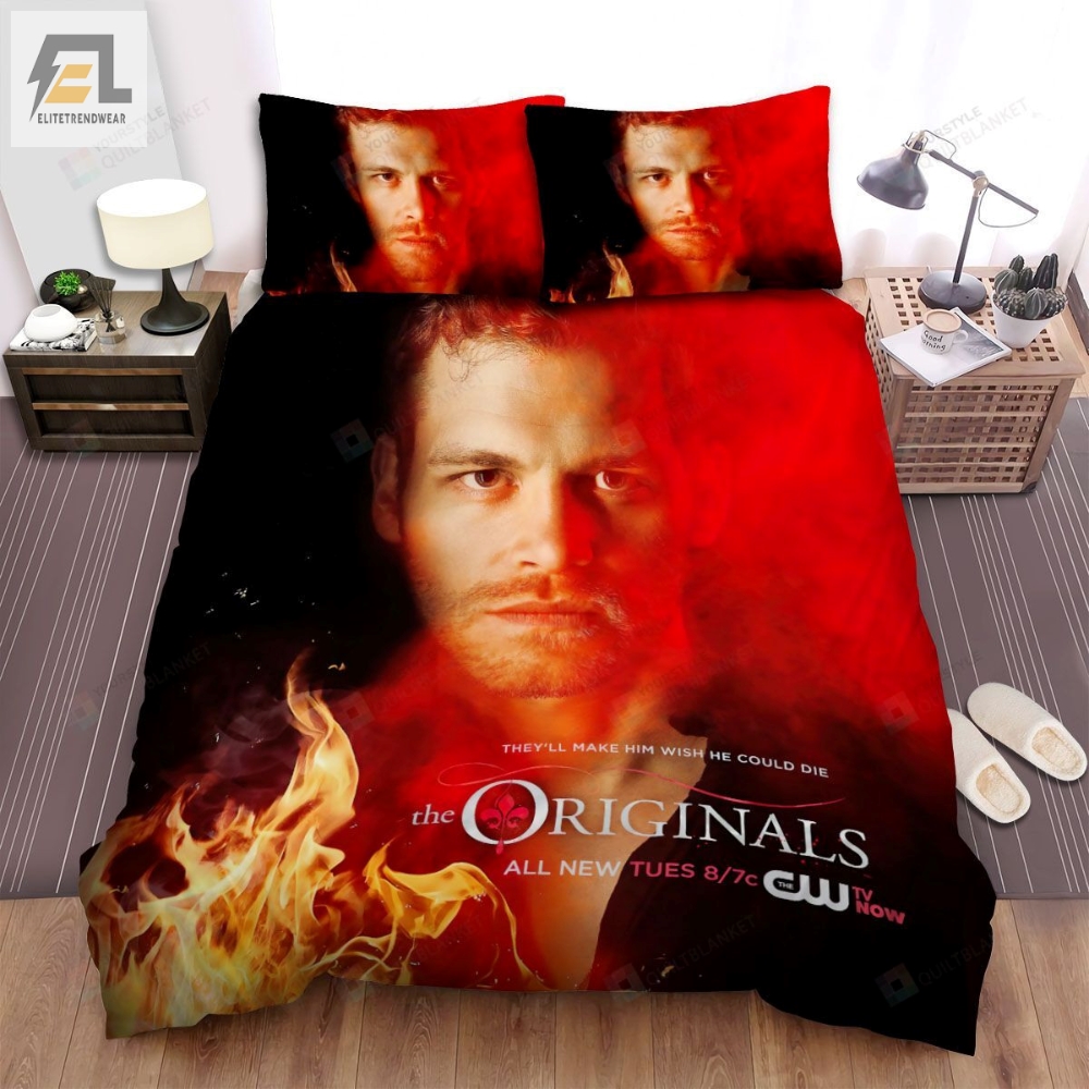 The Originals 20132018 Theyâll Make Him Wish He Could Die Movie Poster Bed Sheets Spread Comforter Duvet Cover Bedding 