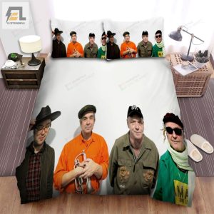 The Orb Band White Background Bed Sheets Spread Comforter Duvet Cover Bedding Sets elitetrendwear 1 1