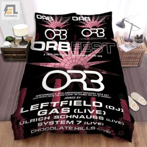 The Orb Band Fest Bed Sheets Spread Comforter Duvet Cover Bedding Sets elitetrendwear 1 1