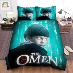 The Omen The Boy With Light Eyes Movie Poster Bed Sheets Spread Comforter Duvet Cover Bedding Sets elitetrendwear 1 1