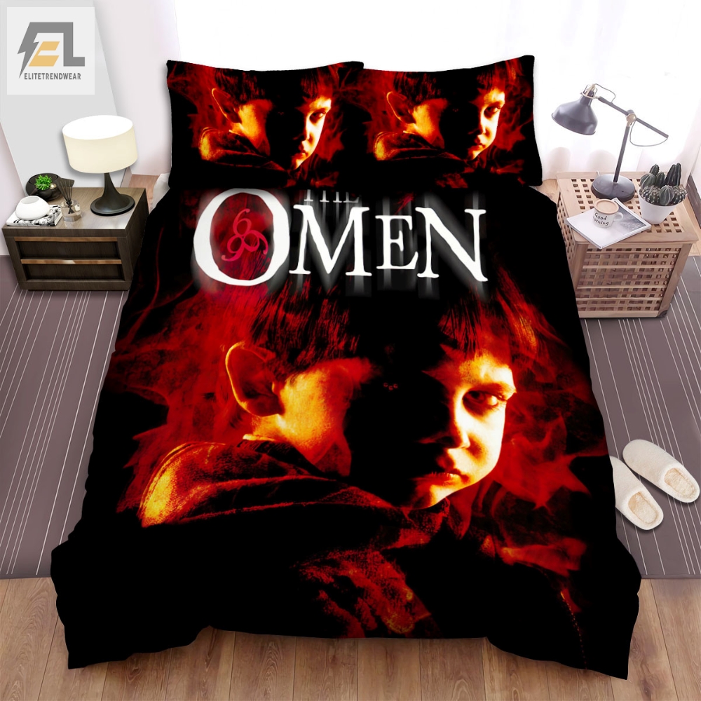 The Omen Movie Poster Bed Sheets Spread Comforter Duvet Cover Bedding Sets Ver 7 elitetrendwear 1