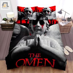 The Omen Movie Poster Bed Sheets Spread Comforter Duvet Cover Bedding Sets Ver 8 elitetrendwear 1 1