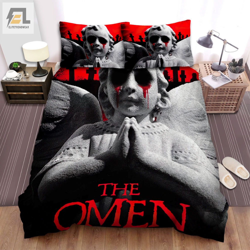 The Omen Movie Poster Bed Sheets Spread Comforter Duvet Cover Bedding Sets Ver 8 