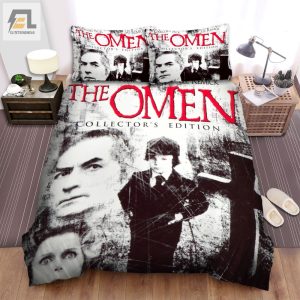 The Omen Movie Poster Bed Sheets Spread Comforter Duvet Cover Bedding Sets Ver 6 elitetrendwear 1 1