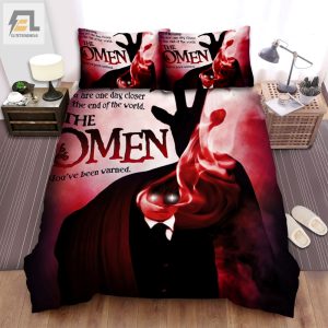 The Omen Movie Poster Bed Sheets Spread Comforter Duvet Cover Bedding Sets Ver 4 elitetrendwear 1 1