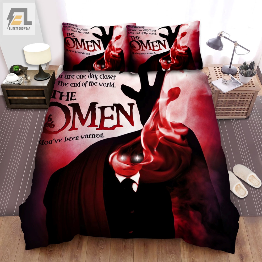 The Omen Movie Poster Bed Sheets Spread Comforter Duvet Cover Bedding Sets Ver 4 