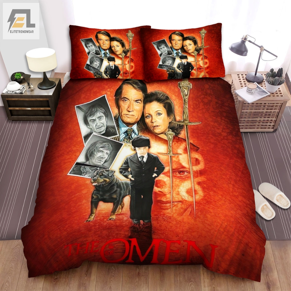 The Omen Movie Poster Bed Sheets Spread Comforter Duvet Cover Bedding Sets Ver 3 