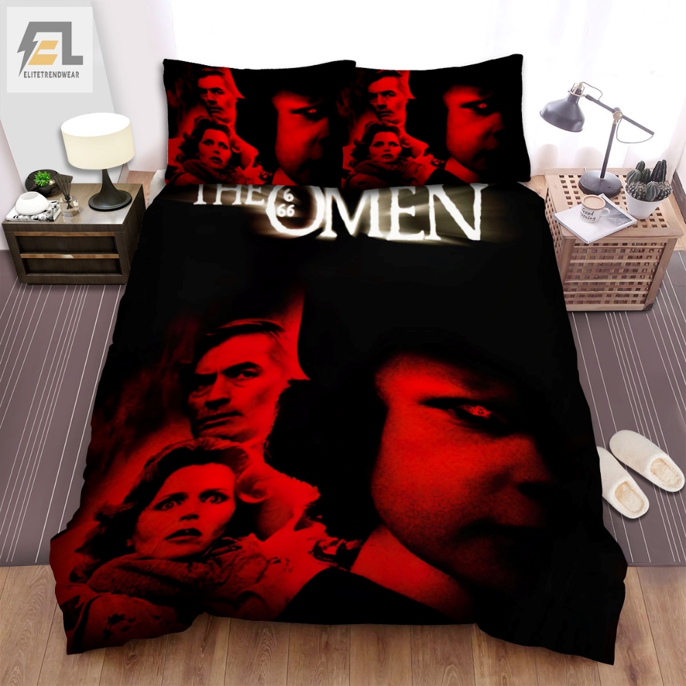 The Omen Movie Poster Bed Sheets Spread Comforter Duvet Cover Bedding Sets Ver 2 