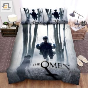 The Omen Movie Poster Bed Sheets Spread Comforter Duvet Cover Bedding Sets Ver 1 elitetrendwear 1 1