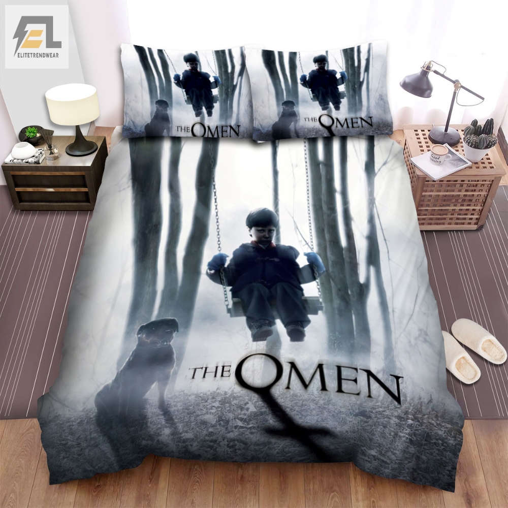 The Omen Movie Poster Bed Sheets Spread Comforter Duvet Cover Bedding Sets Ver 1 