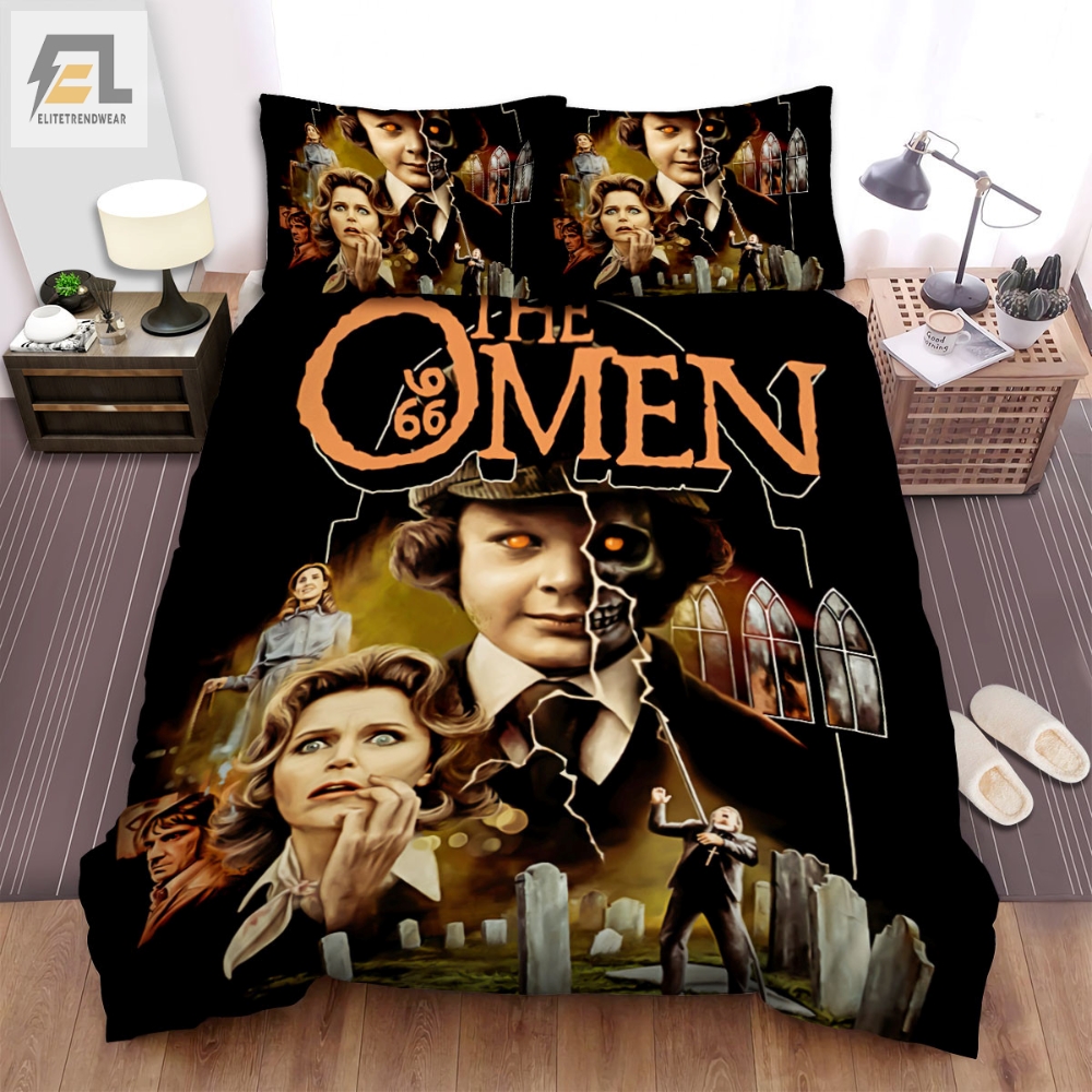 The Omen Movie Art Bed Sheets Spread Comforter Duvet Cover Bedding Sets Ver 20 