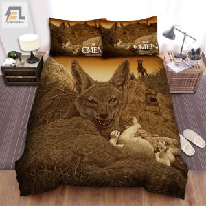 The Omen Movie Art Bed Sheets Spread Comforter Duvet Cover Bedding Sets Ver 2 elitetrendwear 1 1