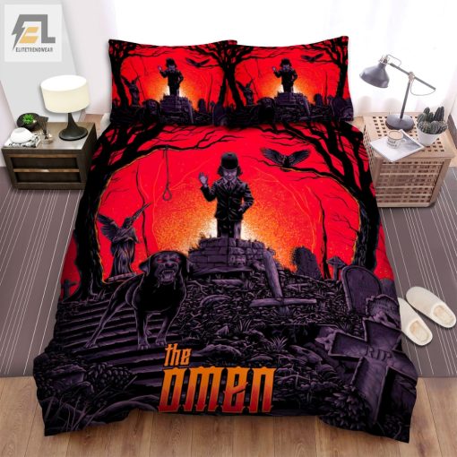 The Omen Movie Art Bed Sheets Spread Comforter Duvet Cover Bedding Sets Ver 12 elitetrendwear 1 1