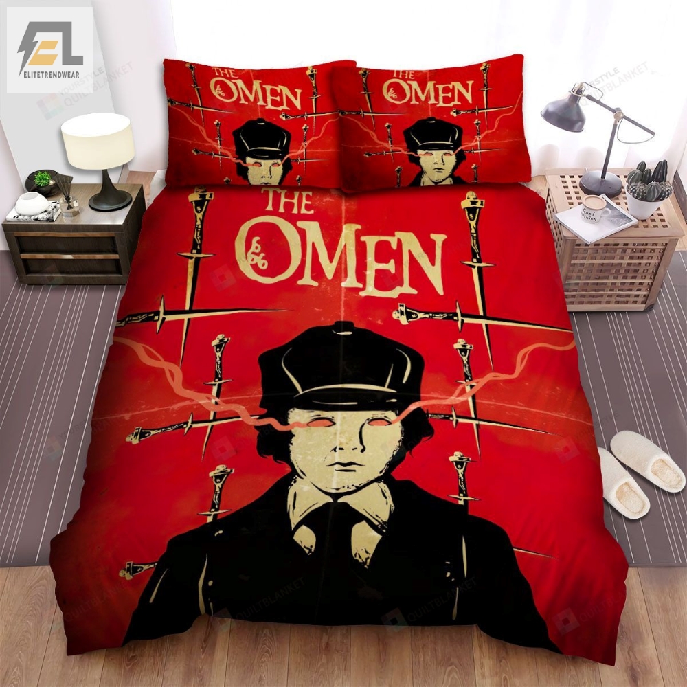 The Omen Movie Art Bed Sheets Spread Comforter Duvet Cover Bedding Sets Ver 11 