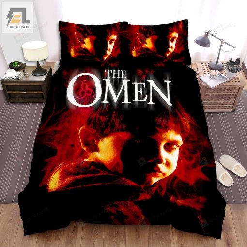 The Omen Fear The Child Movie Poster Bed Sheets Spread Comforter Duvet Cover Bedding Sets elitetrendwear 1