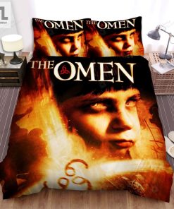 The Omen Extended Scenes Alternate Ending Movie Poster Bed Sheets Spread Comforter Duvet Cover Bedding Sets elitetrendwear 1 1