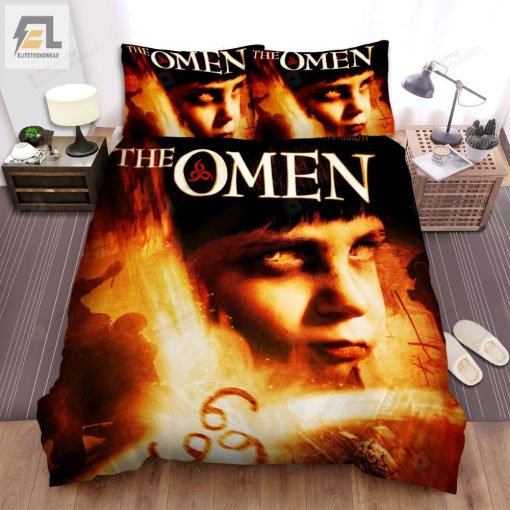The Omen Extended Scenes Alternate Ending Movie Poster Bed Sheets Spread Comforter Duvet Cover Bedding Sets elitetrendwear 1 1