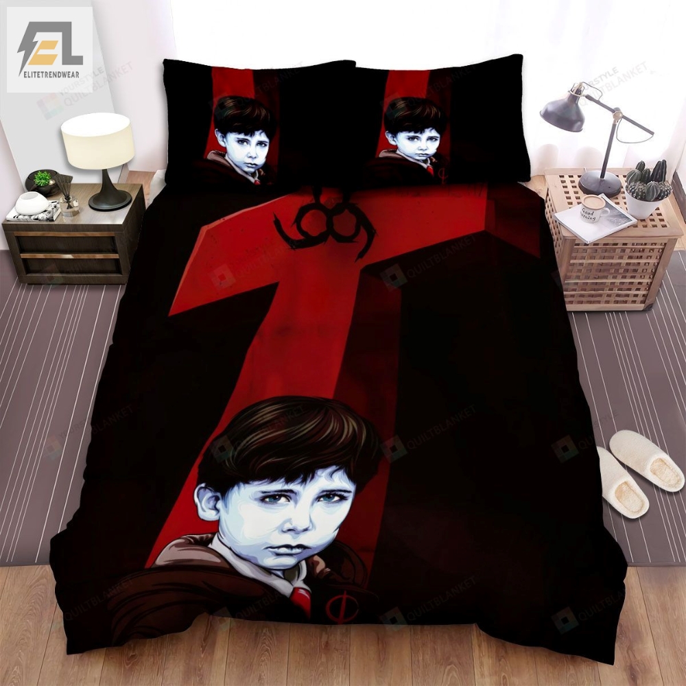The Omen Art Of The Boy Main Actor Movie Art Picture Bed Sheets Spread Comforter Duvet Cover Bedding Sets 