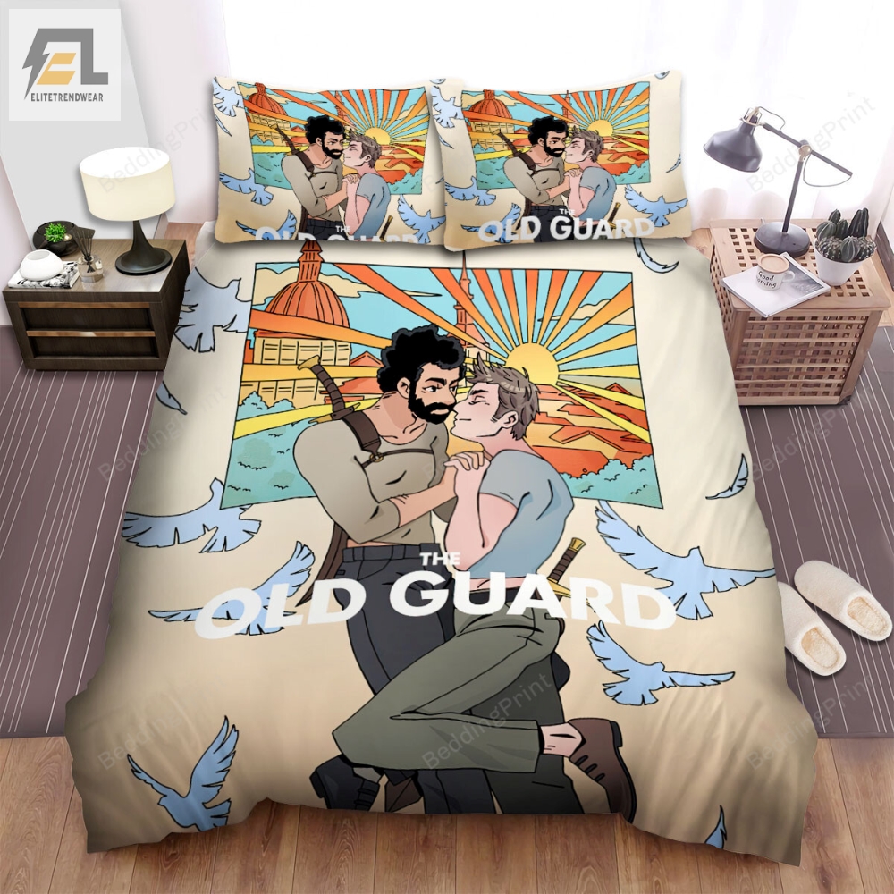 The Old Guard Movie Art 5 Bed Sheets Duvet Cover Bedding Sets 