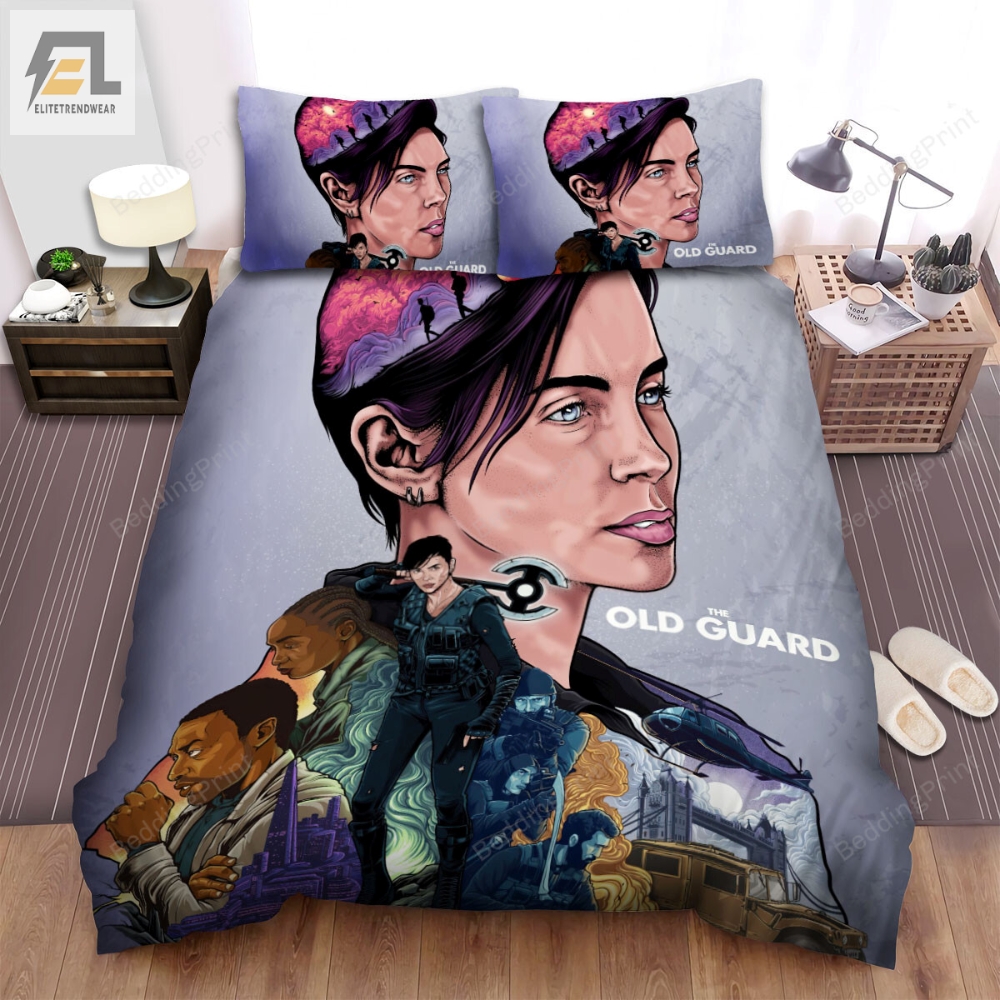 The Old Guard Movie Art 1 Bed Sheets Duvet Cover Bedding Sets 