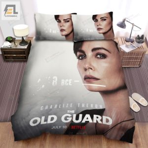 The Old Guard Andy Poster Bed Sheets Duvet Cover Bedding Sets elitetrendwear 1 1