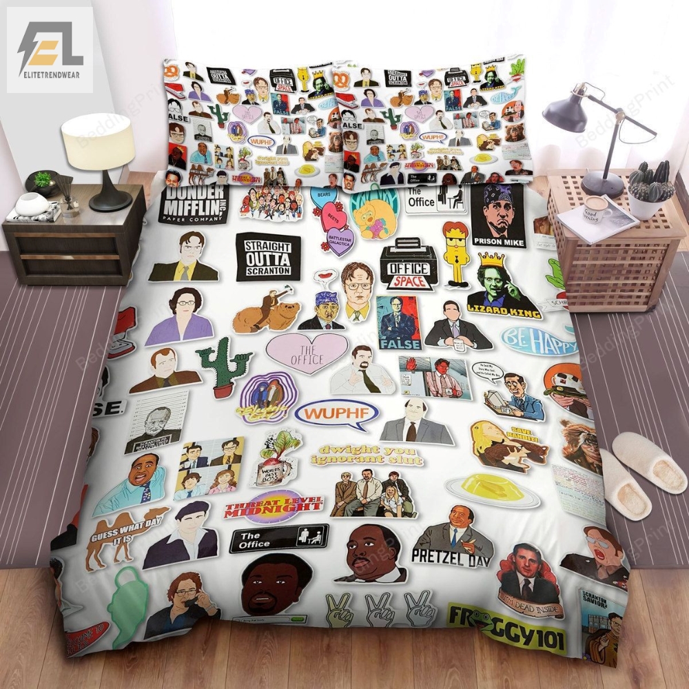 The Office  Straight Outta Scranton Bed Sheets Duvet Cover Bedding Sets 