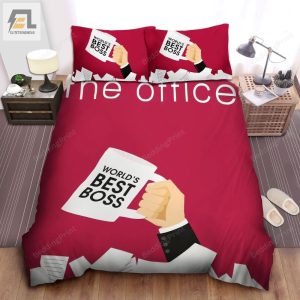 The Office The Worldas Best Boss Bed Sheets Duvet Cover Bedding Sets elitetrendwear 1 1