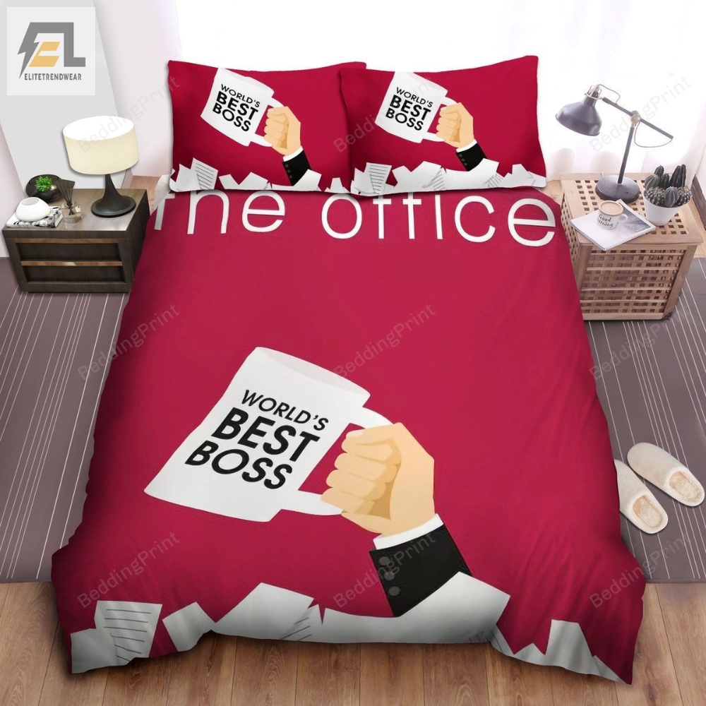 The Office  The Worldâs Best Boss Bed Sheets Duvet Cover Bedding Sets 