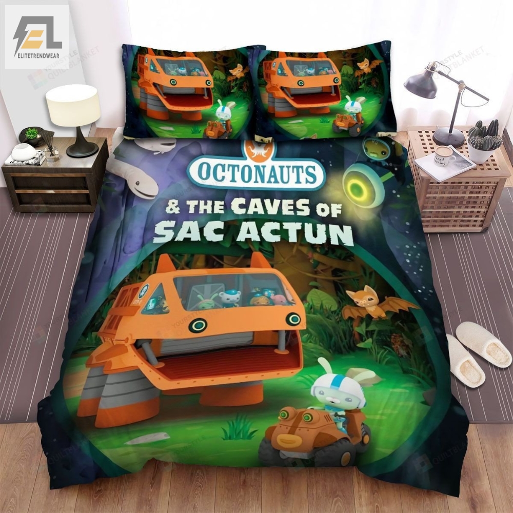 The Octonauts The Caves Of Sac Actun Poster Bed Sheets Spread Duvet Cover Bedding Sets 