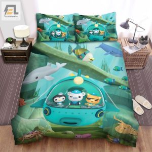 The Octonauts Ocean Discovery Bed Sheets Spread Duvet Cover Bedding Sets elitetrendwear 1 1