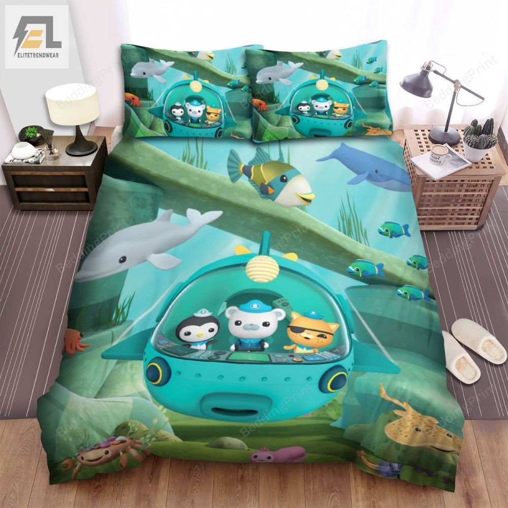 The Octonauts Ocean Discovery Bed Sheets Spread Duvet Cover Bedding Sets 