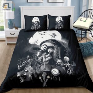 The Nightmare Before Christmas Microfiber Custom Bedding Set Duvet Cover Amp Pillowcases elitetrendwear 1 1