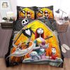 The Nightmare Before Christmas Jack Sally Zero Lock Shock Barrel Bed Sheets Duvet Cover Bedding Sets elitetrendwear 1