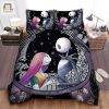 The Nightmare Before Christmas Jack Sally In Manga Art Bed Sheets Duvet Cover Bedding Sets elitetrendwear 1