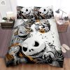 The Nightmare Before Christmas Characters In Halloween Theme Bed Sheets Duvet Cover Bedding Sets elitetrendwear 1