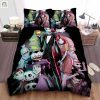 The Nightmare Before Christmas Characters In Anime Style Bed Sheets Duvet Cover Bedding Sets elitetrendwear 1