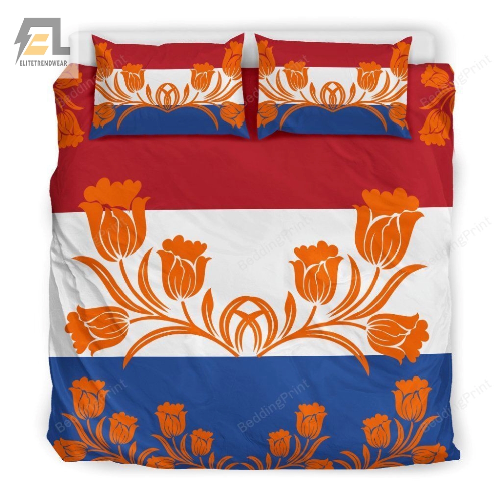 The Netherlands Tulip Flowers Bed Sheets Duvet Cover Bedding Set Great Gifts For Birthday Christmas Thanksgiving 