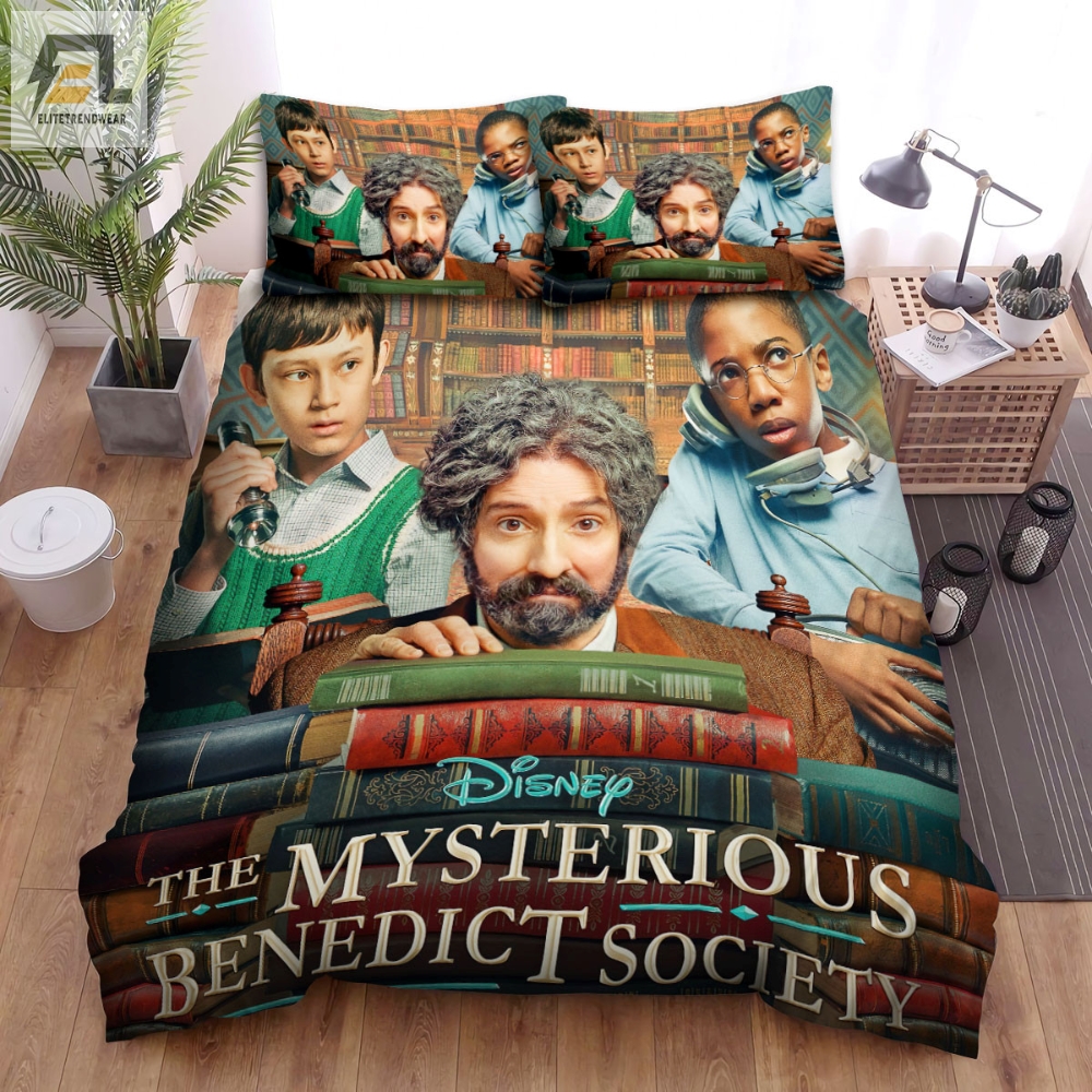 The Mysterious Benedict Society 2021 Mr. Benedict Movie Poster Bed Sheets Duvet Cover Bedding Sets 